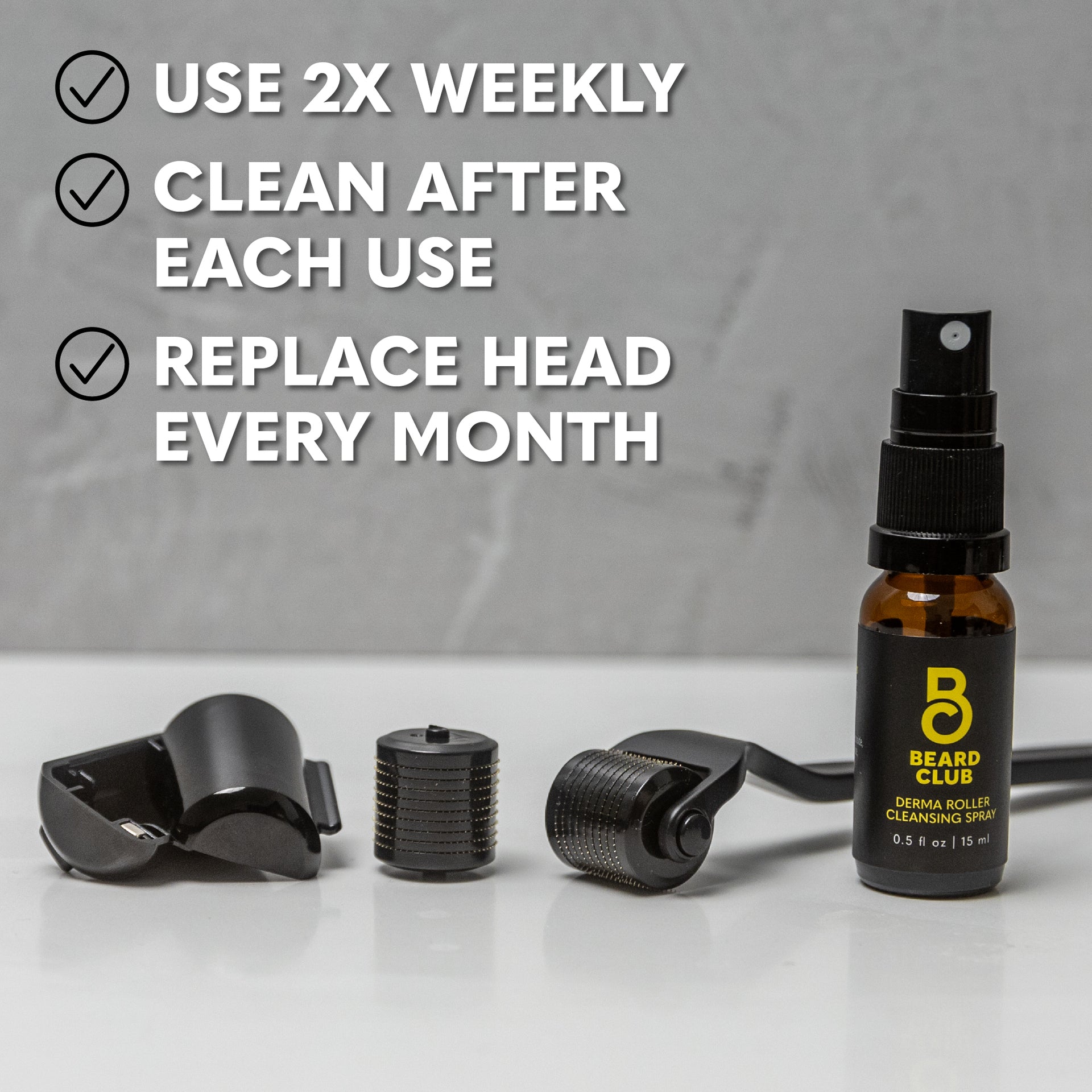 Derma Roller Moisturizing Beard Growth Kit