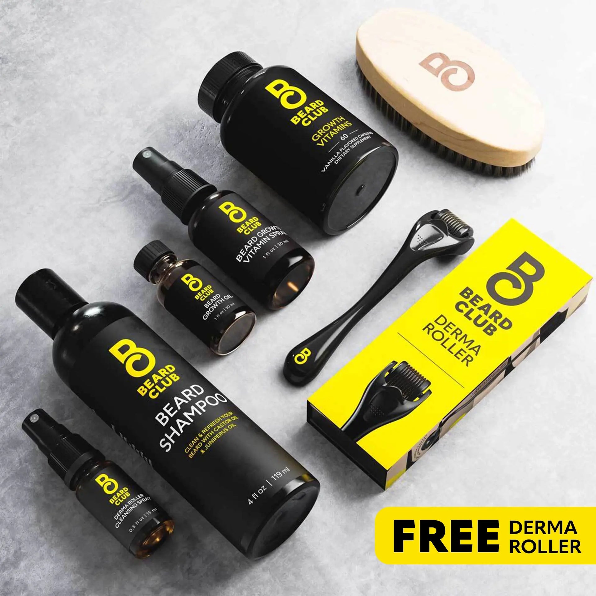 Advanced Growth Kit + FREE Derma Roller