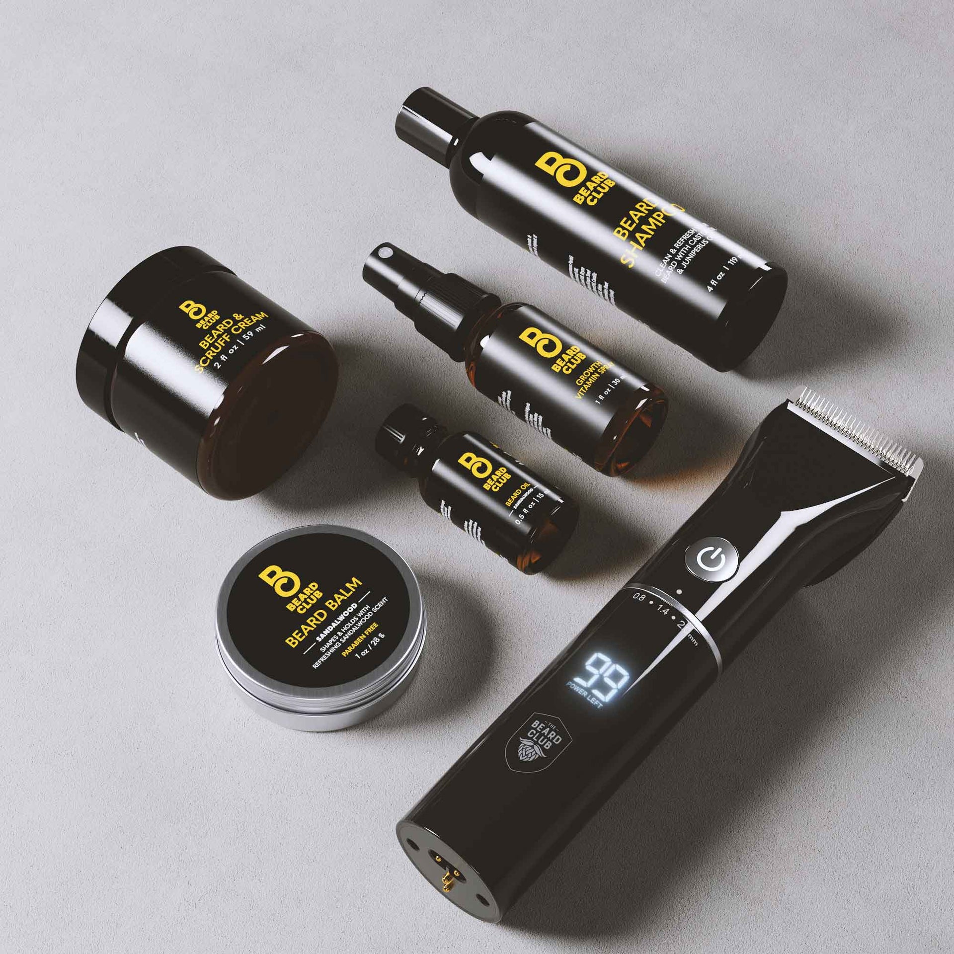 Beard Trimmer Kits & Facial Hair Trimmer Sets | The Beard Club