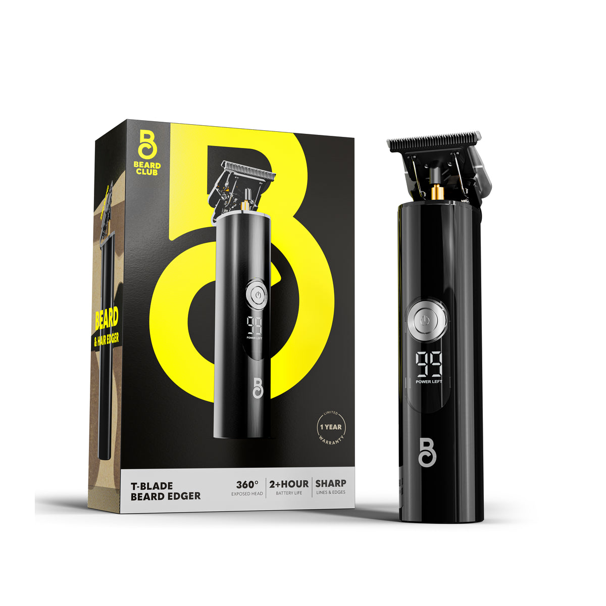 T-Blade Trimmer with Straight Razor