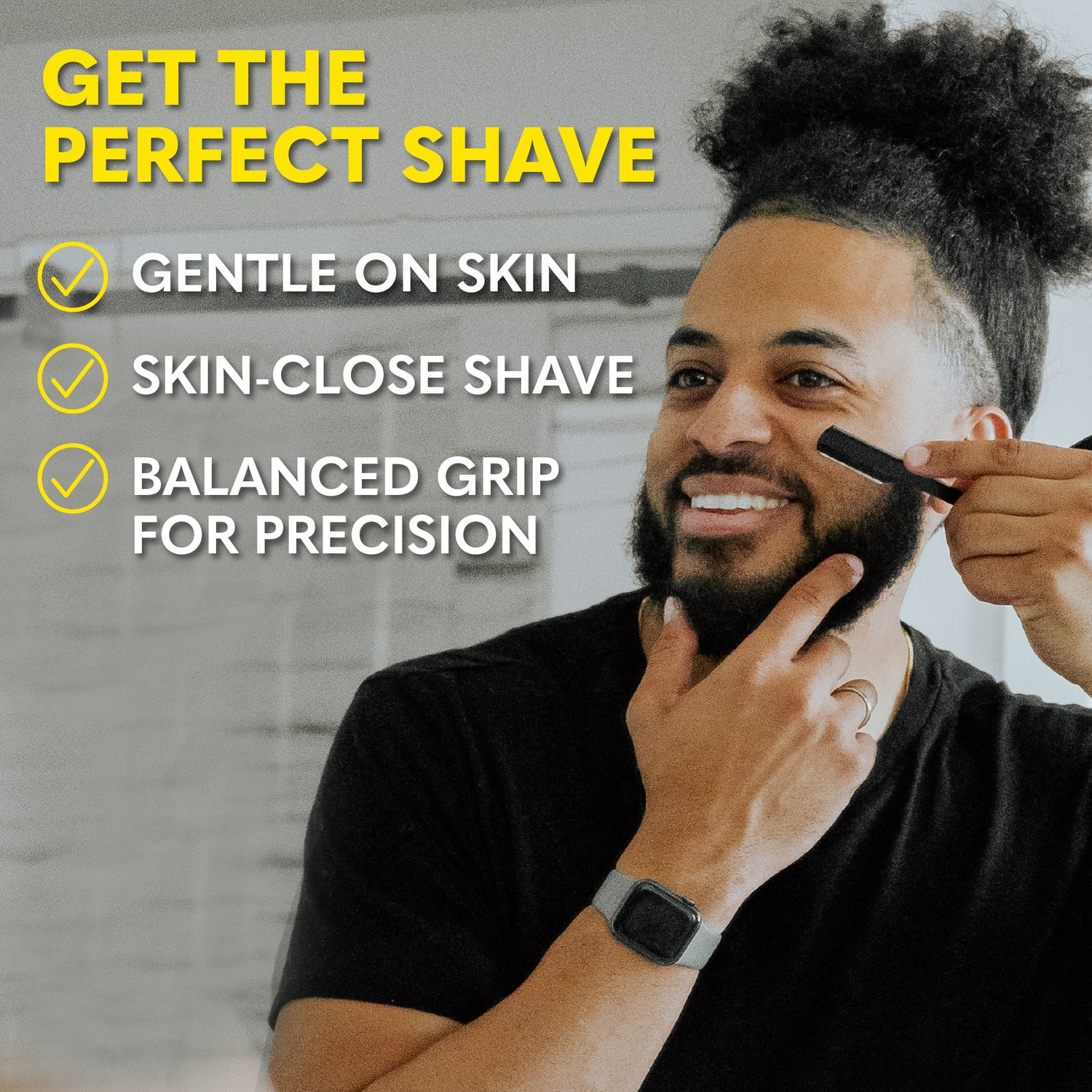 Straight Razor | Men's Straight Edge Razor with Blades – The Beard Club