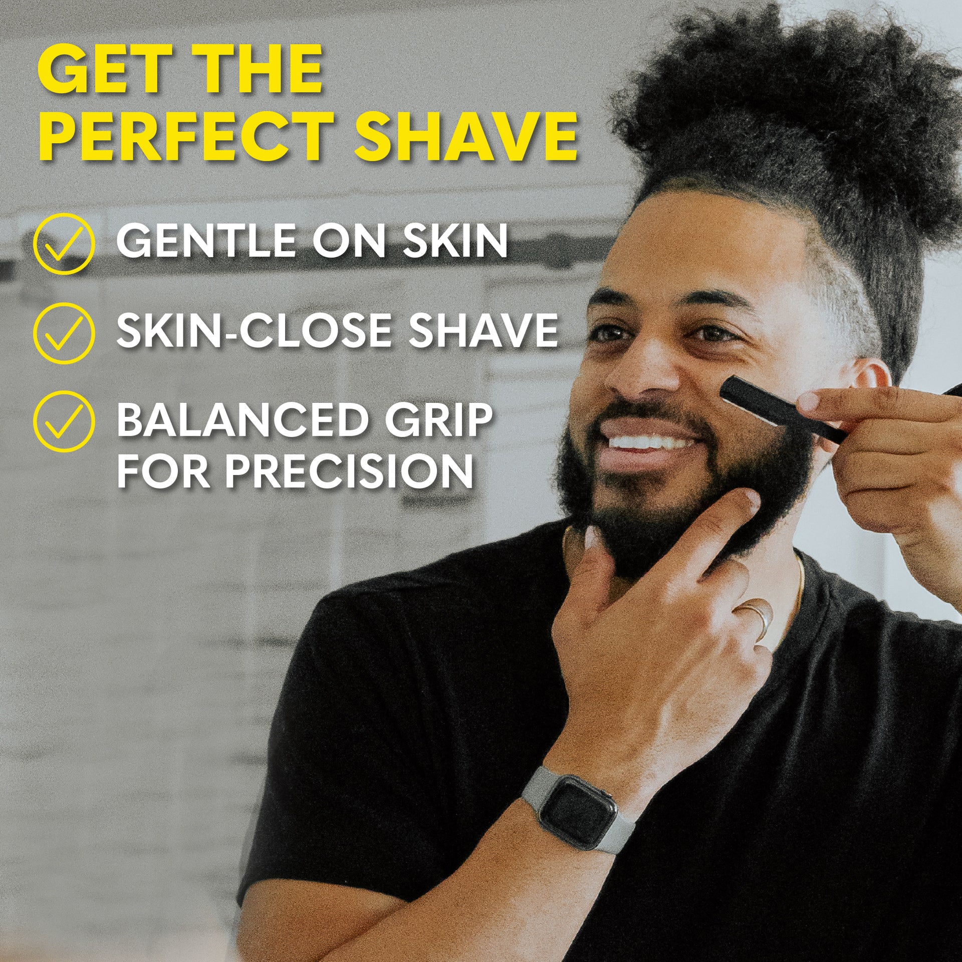 Straight Razor | Men's Straight Edge Razor with Blades – The Beard Club