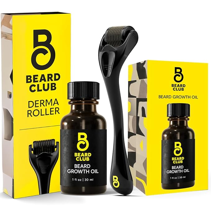 Derma Roller & Beard Growth Oil