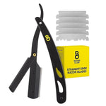Black Straight Edge Razor