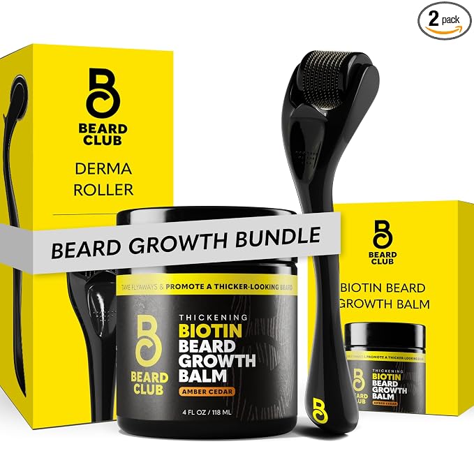 Biotin Beard Balm & Derma Roller