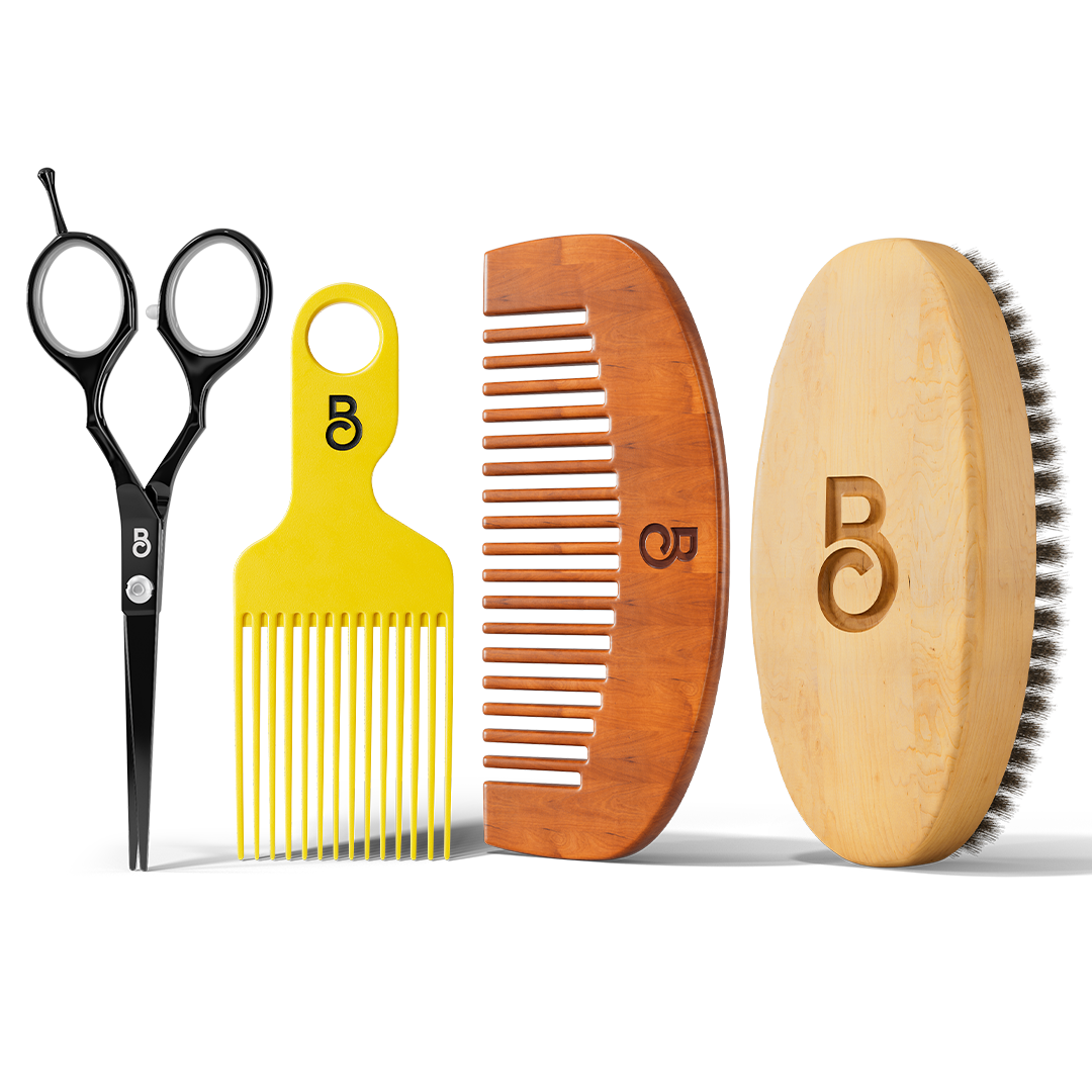 Beard Brush Kit & Pick