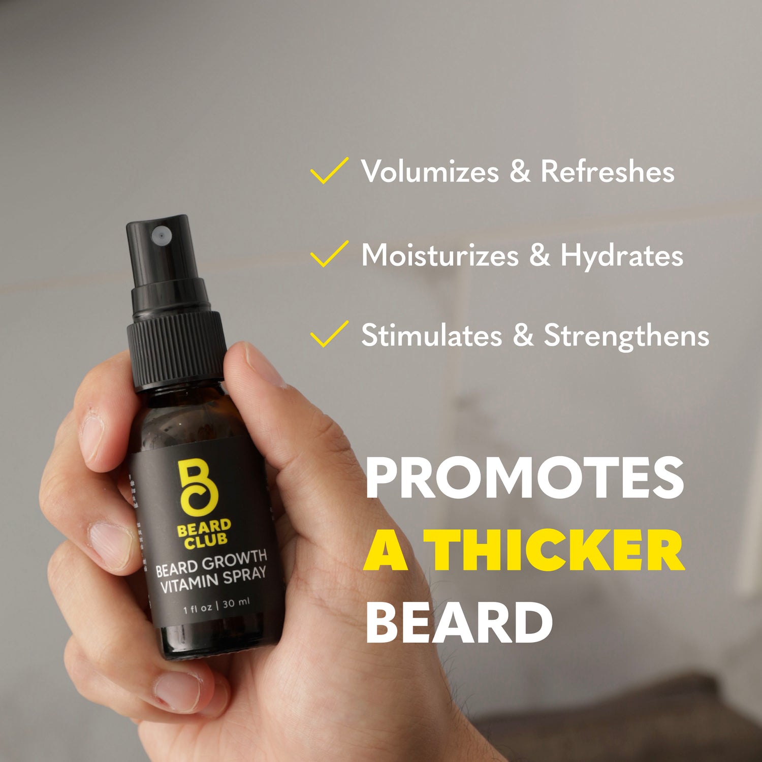 Beard Club Growth Vitamins Side Effects Beard Growth Vitamin Spray | The Beard Club
