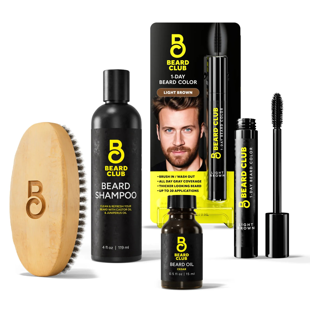 Beard Color Kit - Light Brown