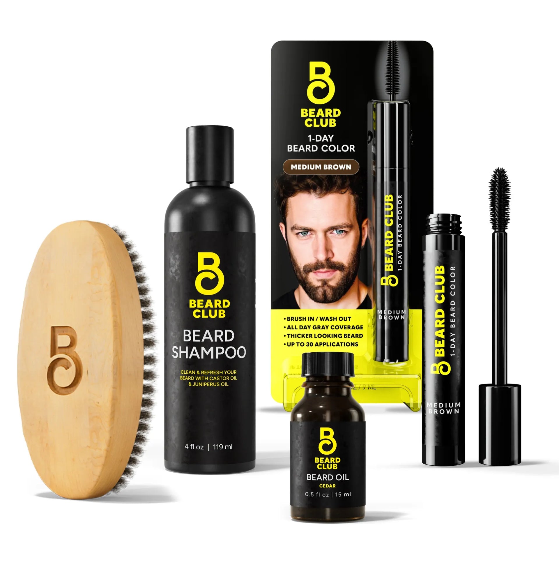 Beard Color Kit - Medium Brown