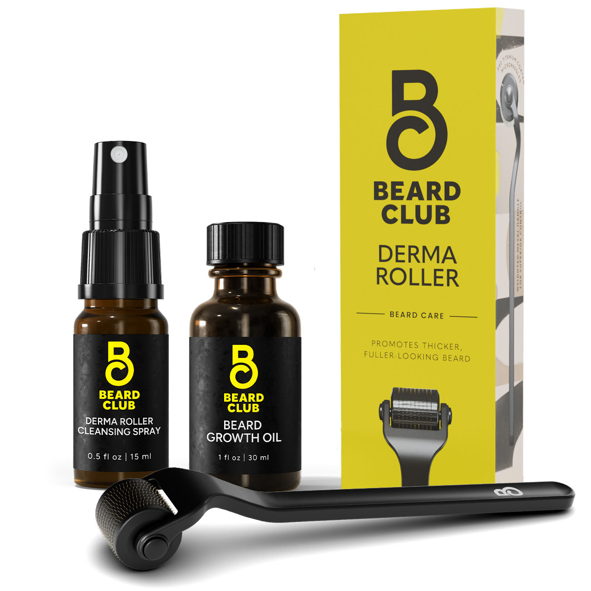 Derma Roller Moisturizing Beard Growth Kit