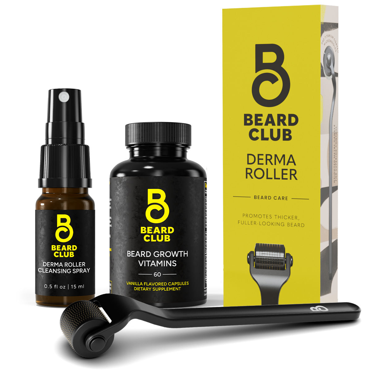 Derma Roller Beard Support Growth Kit The Beard Club