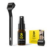 Derma Roller Beard Growth Kit - Beard Derma Roller, Derma Roller Cleansing Spray, and Replacement Head