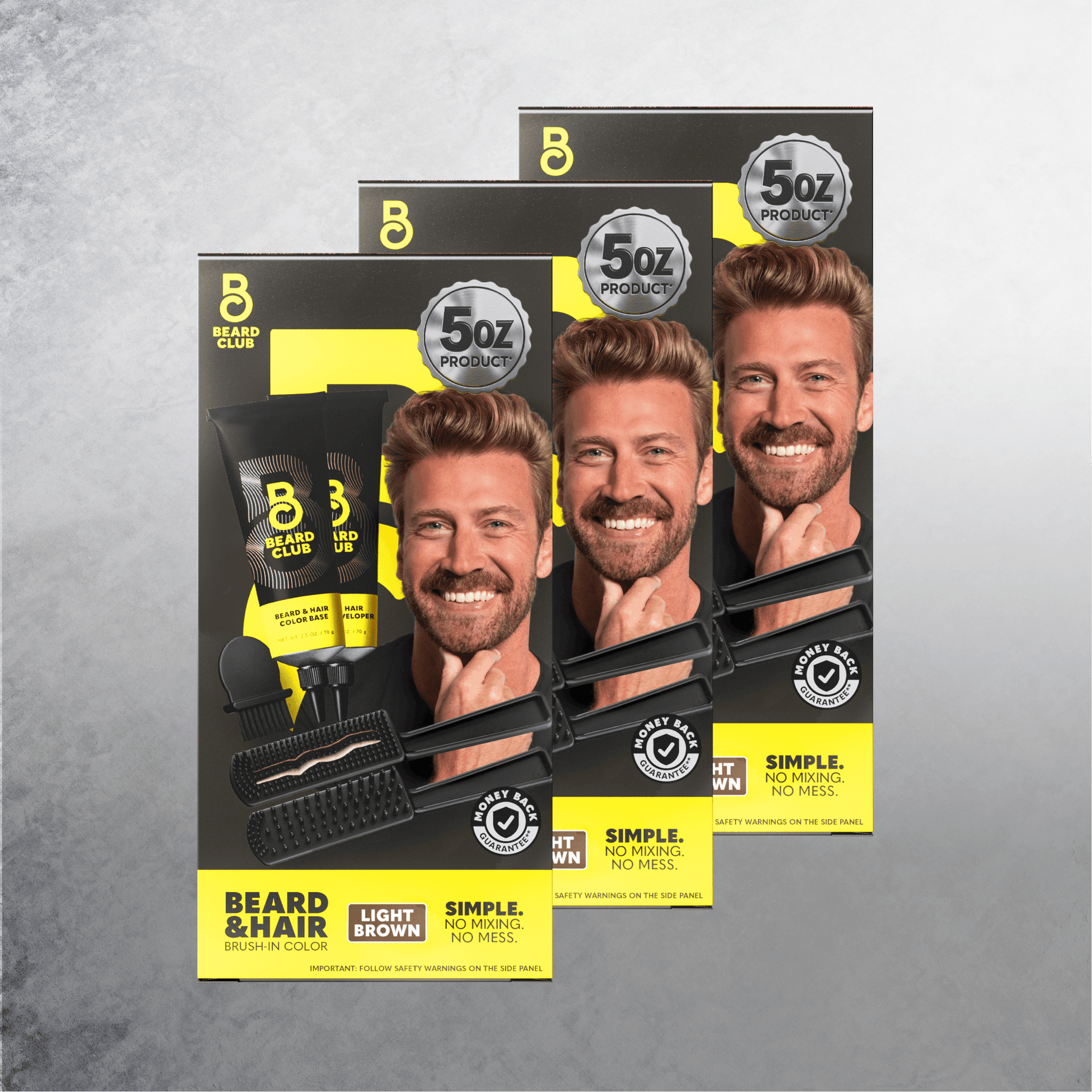 3-Pack Beard & Hair Color