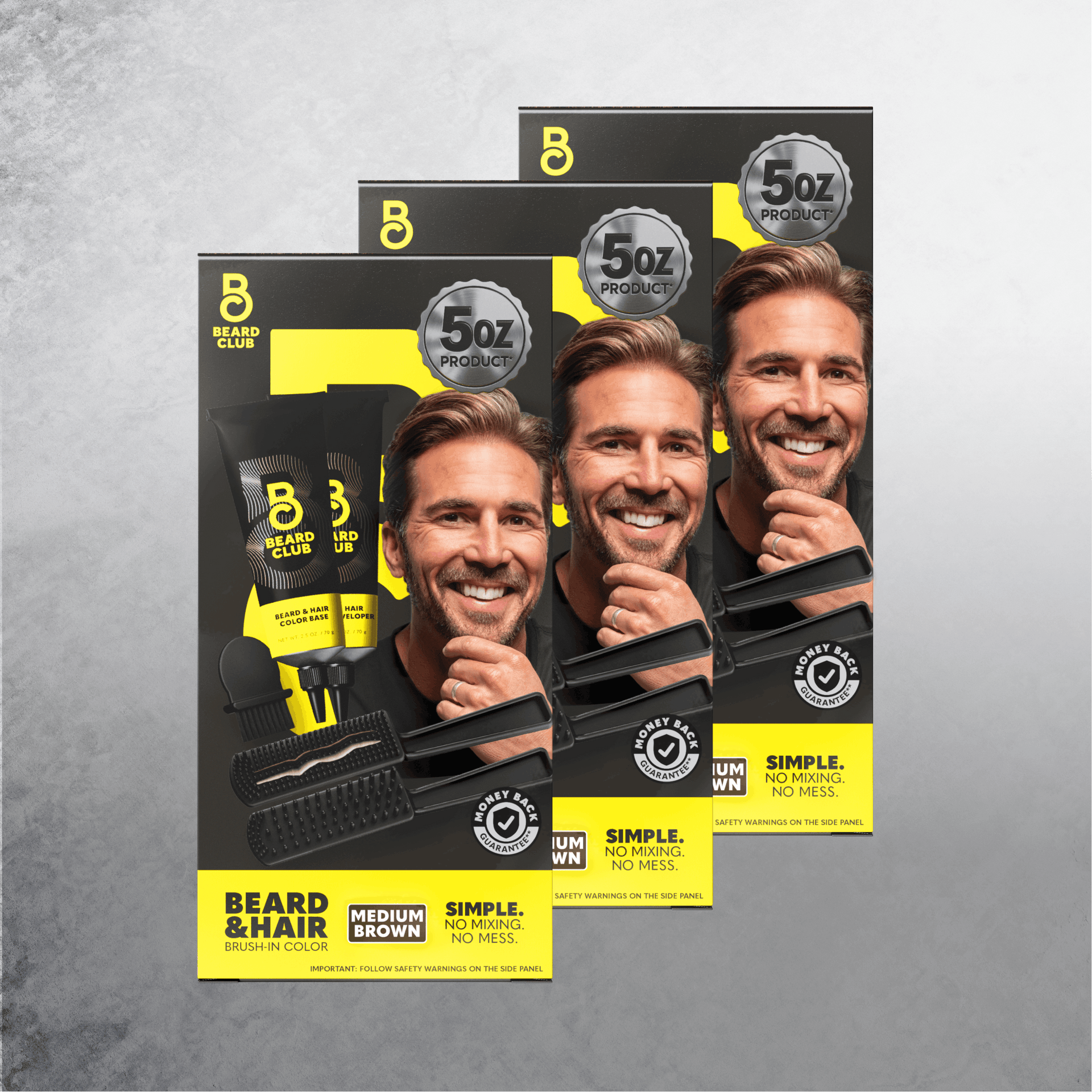 3-Pack Beard & Hair Color