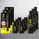 3 Pack Beard Color Kit - Medium Brown