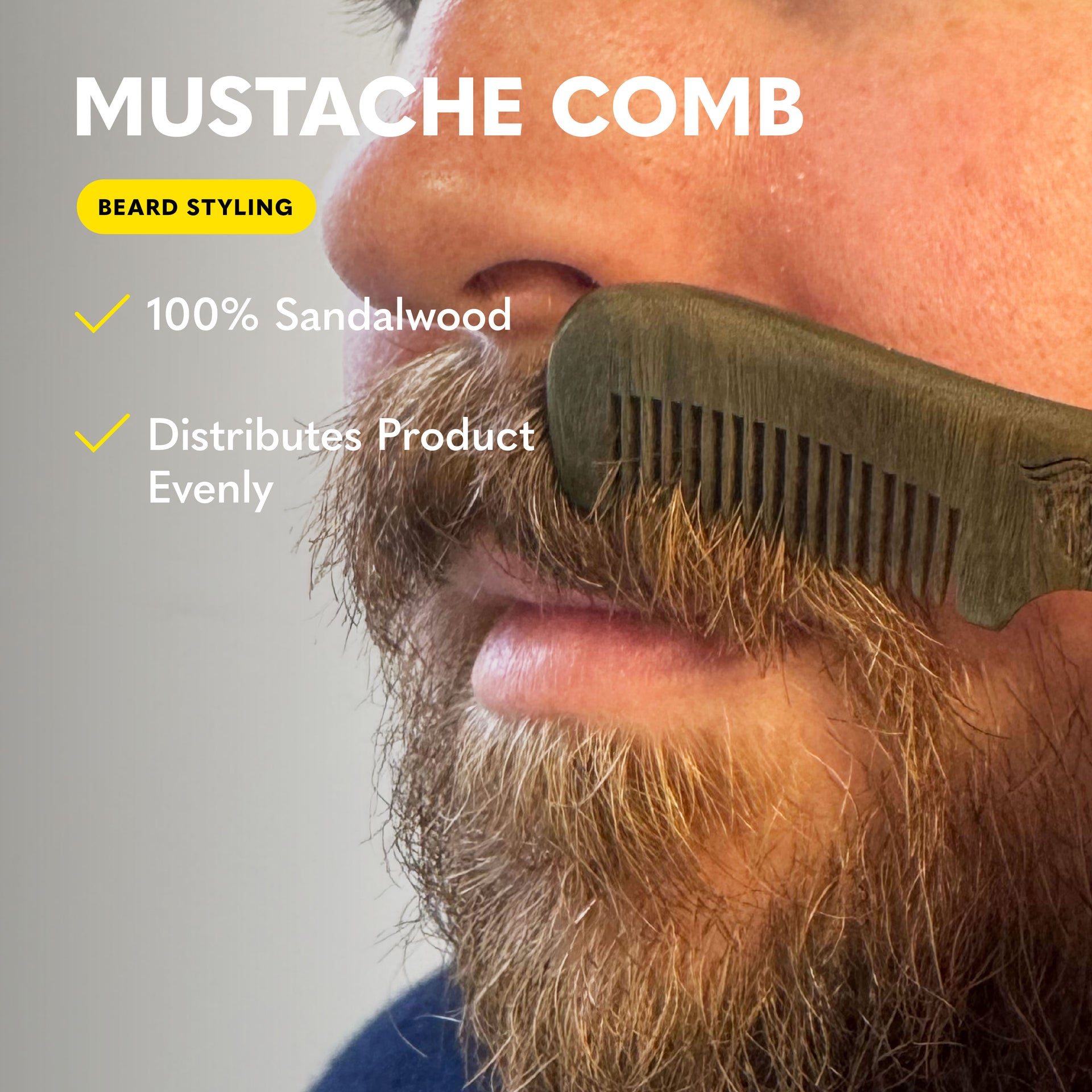 Mustache Comb