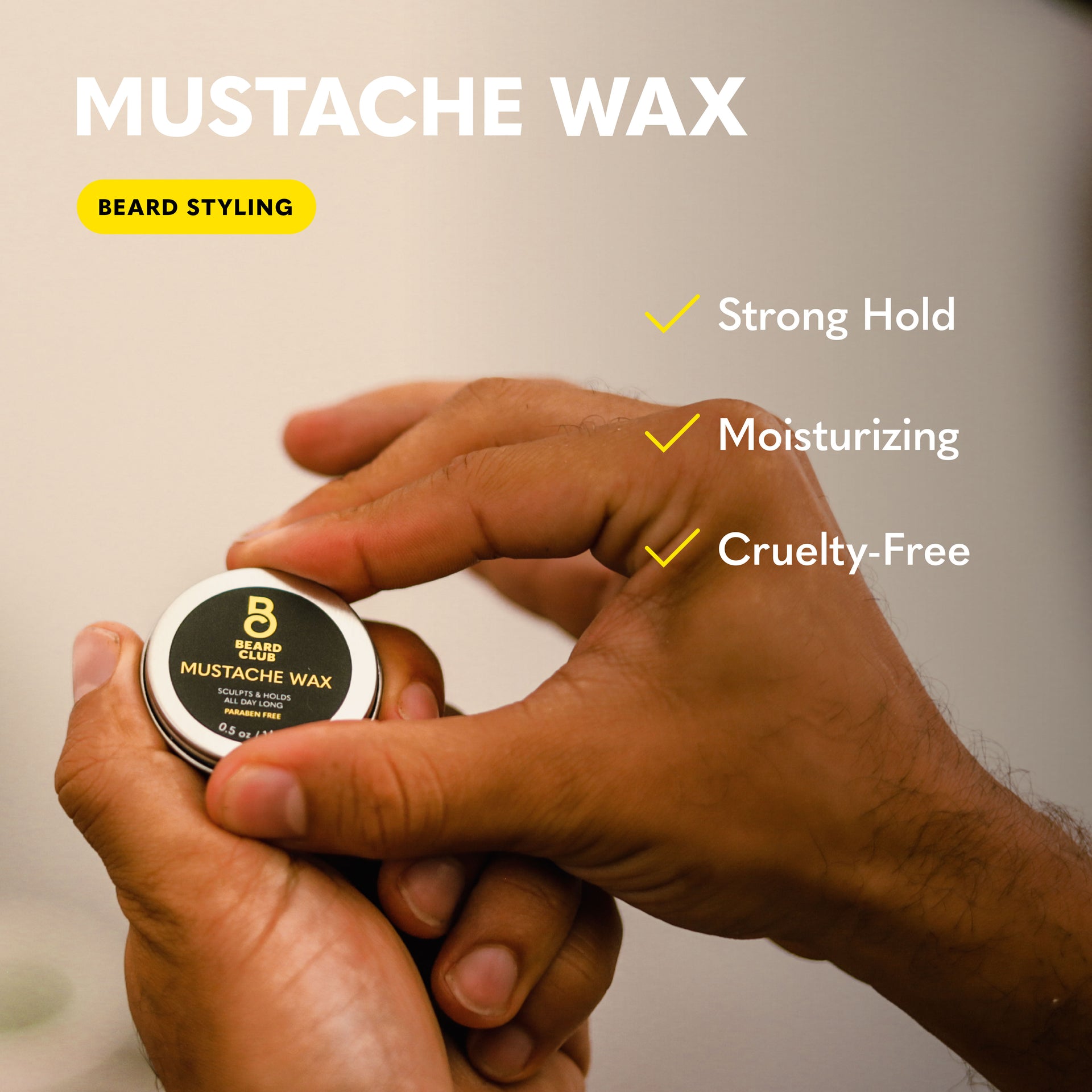 Mustache Care Kit