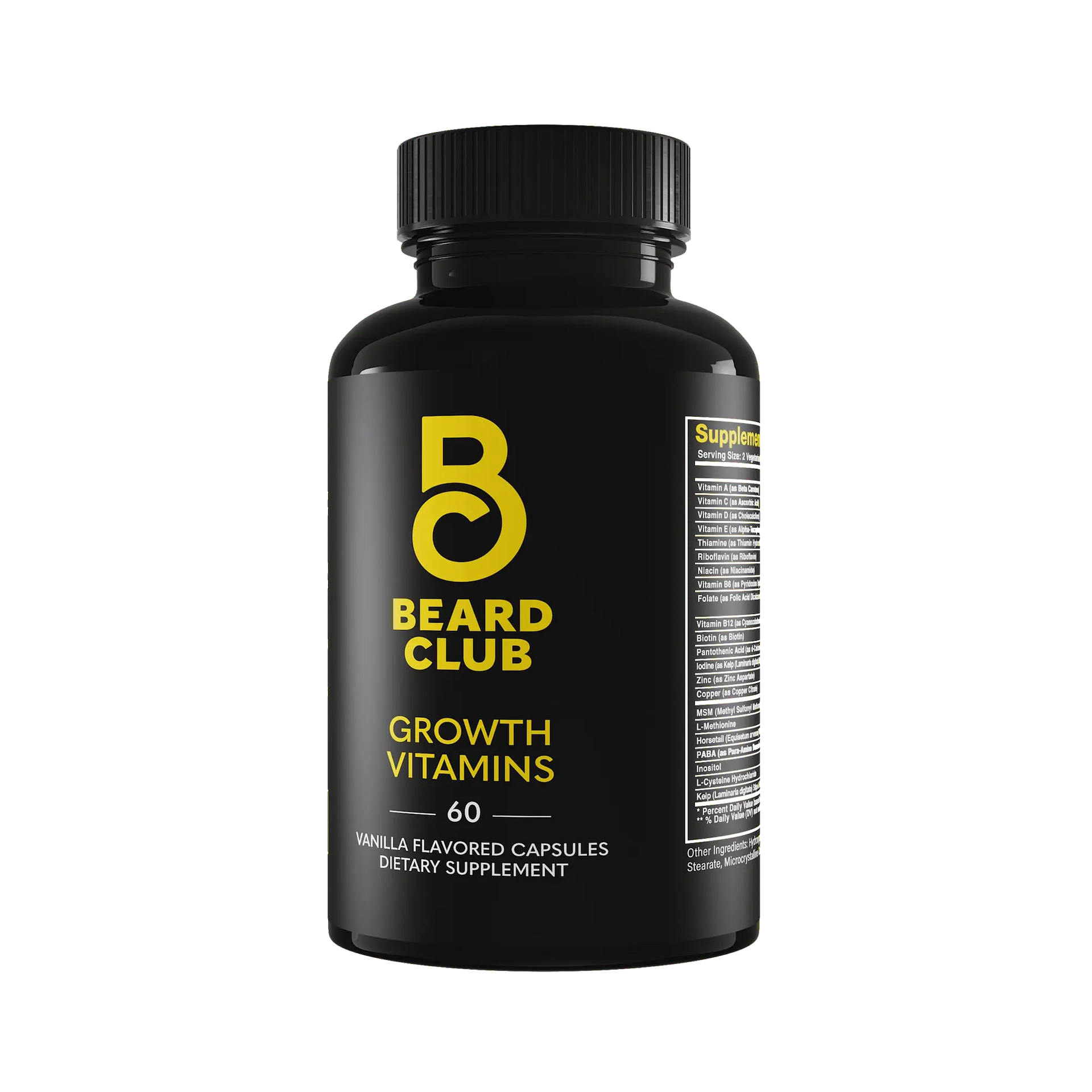 Beard Growth Vitamins