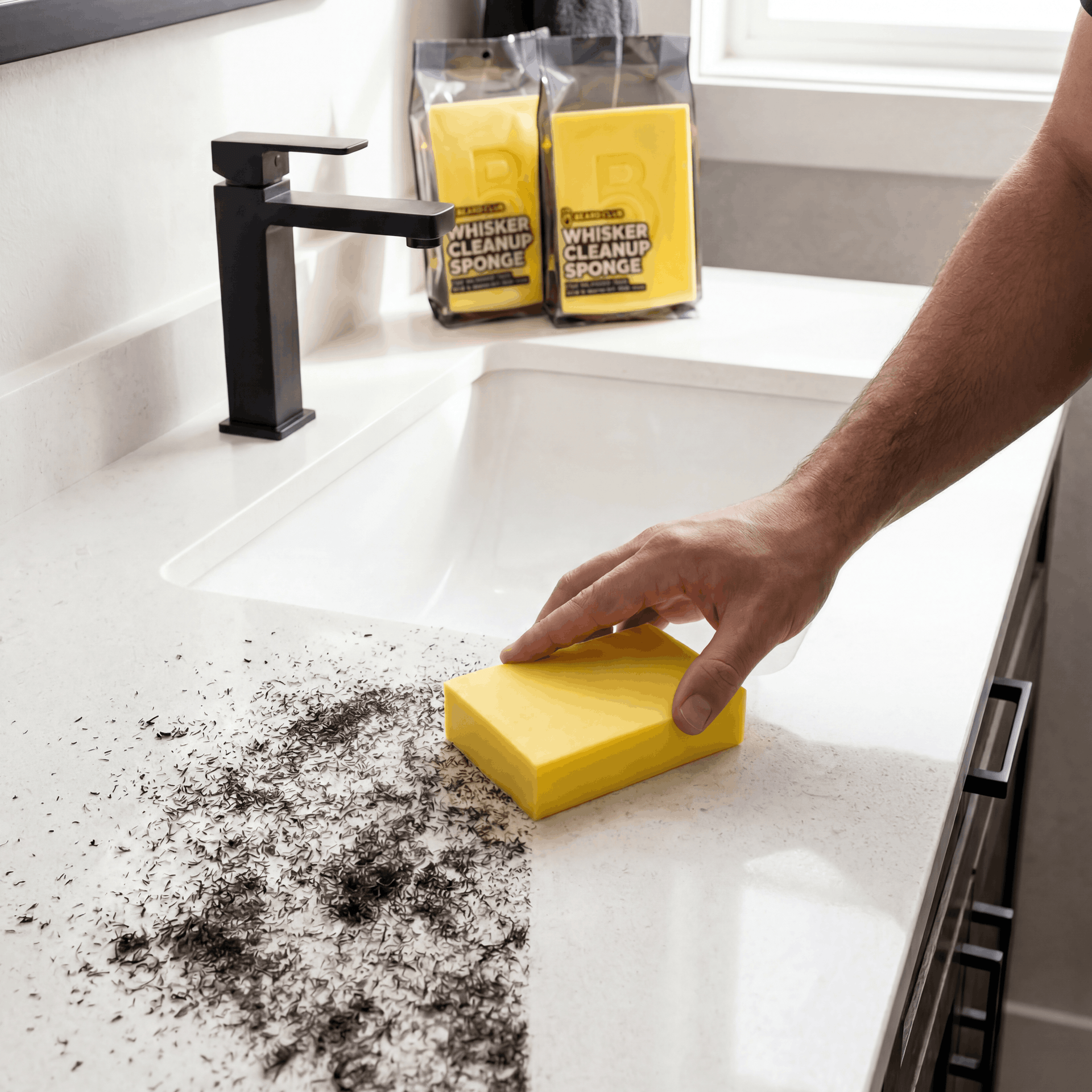 Whisker Cleanup Sponge