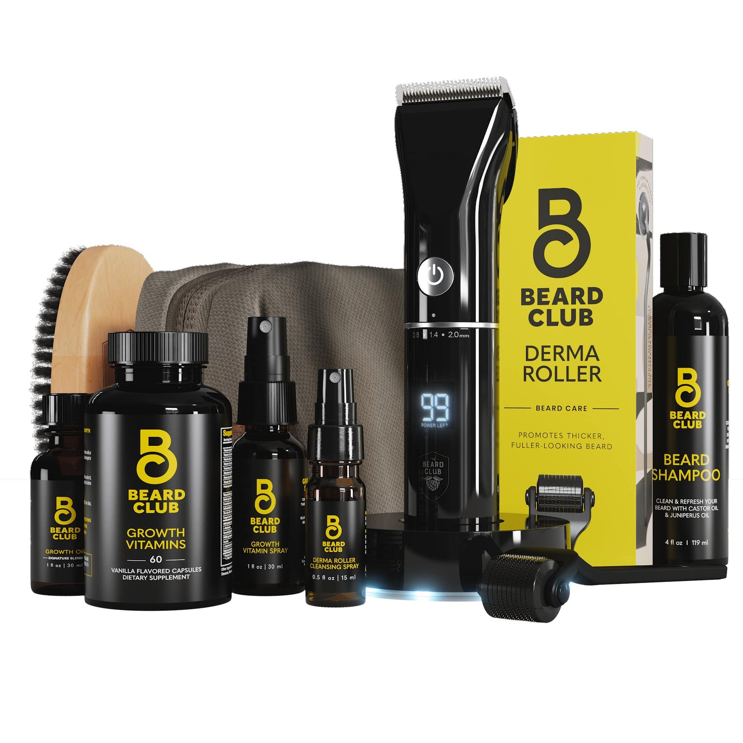 Ultimate Beard Growth Kit with PT45 Trimmer The Beard Club